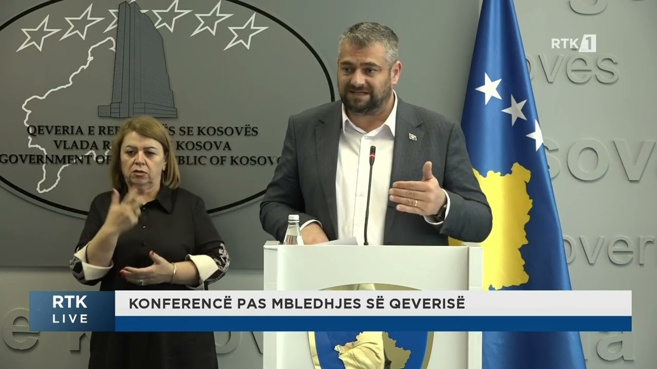 Konferencë për medie pas mbledhjes së Qeverisë