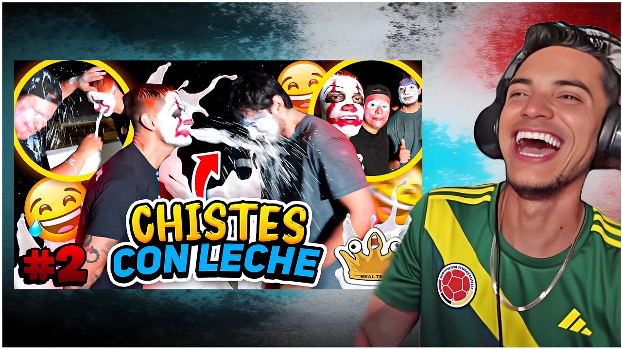 Reacción a CHISTES CON LECHE 2 CON EL REAL TEAM *Se Pasa de la RAYA*