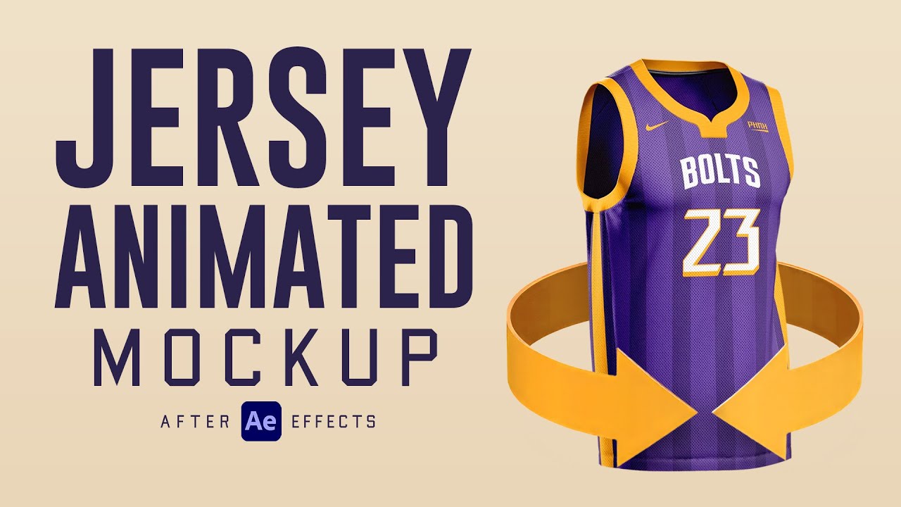 Animated Basketball Jersey Tutorial | After Effects tutorial