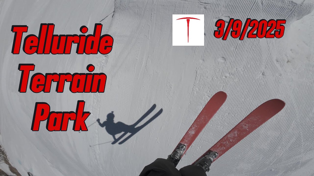 Skiing Telluride Terrain Park 2025