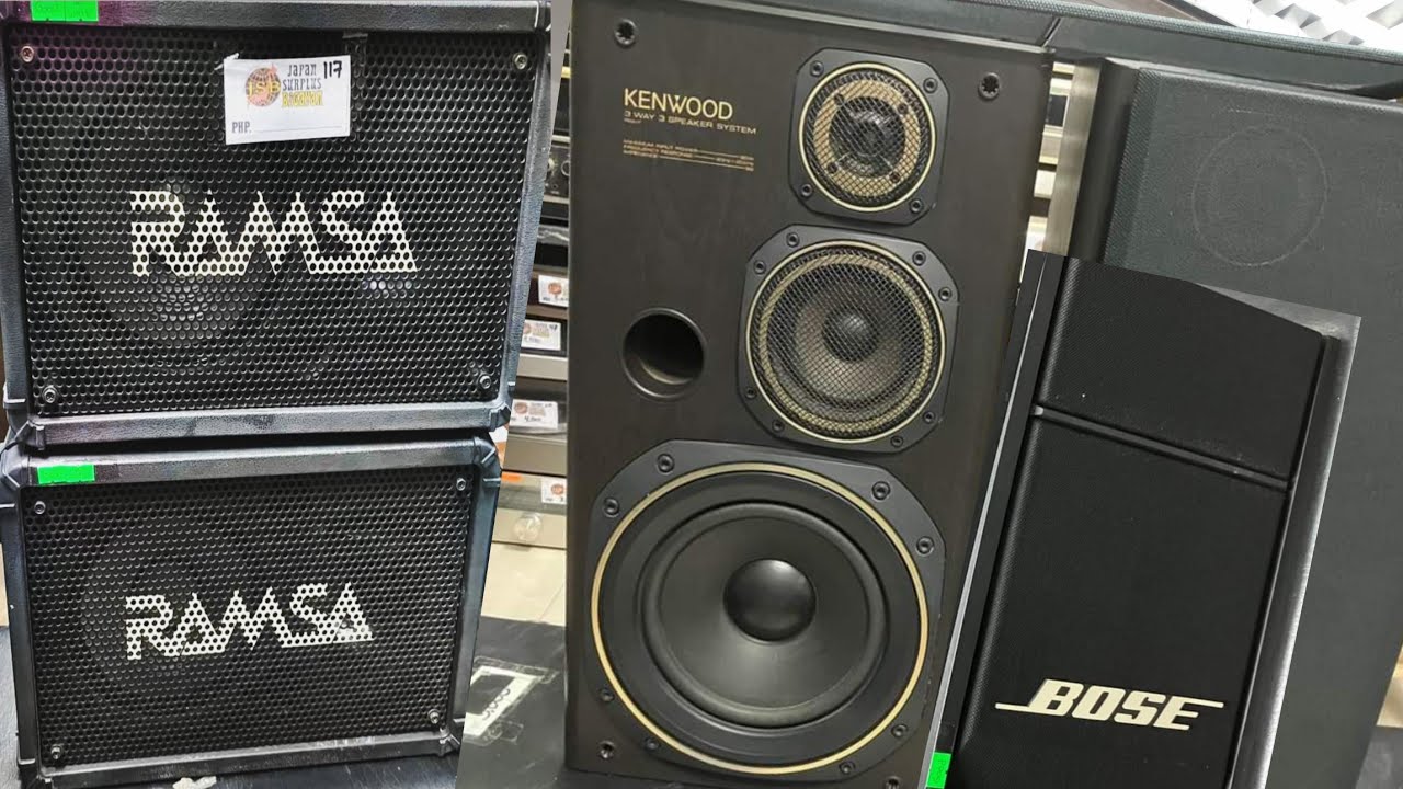 JAPAN SURPLUS NEW ARRIVAL OPENING NGAYON ARAW NA| SPEAKER | AMPLIFIER RAMSA BOSE TECHNICS KENWOOD