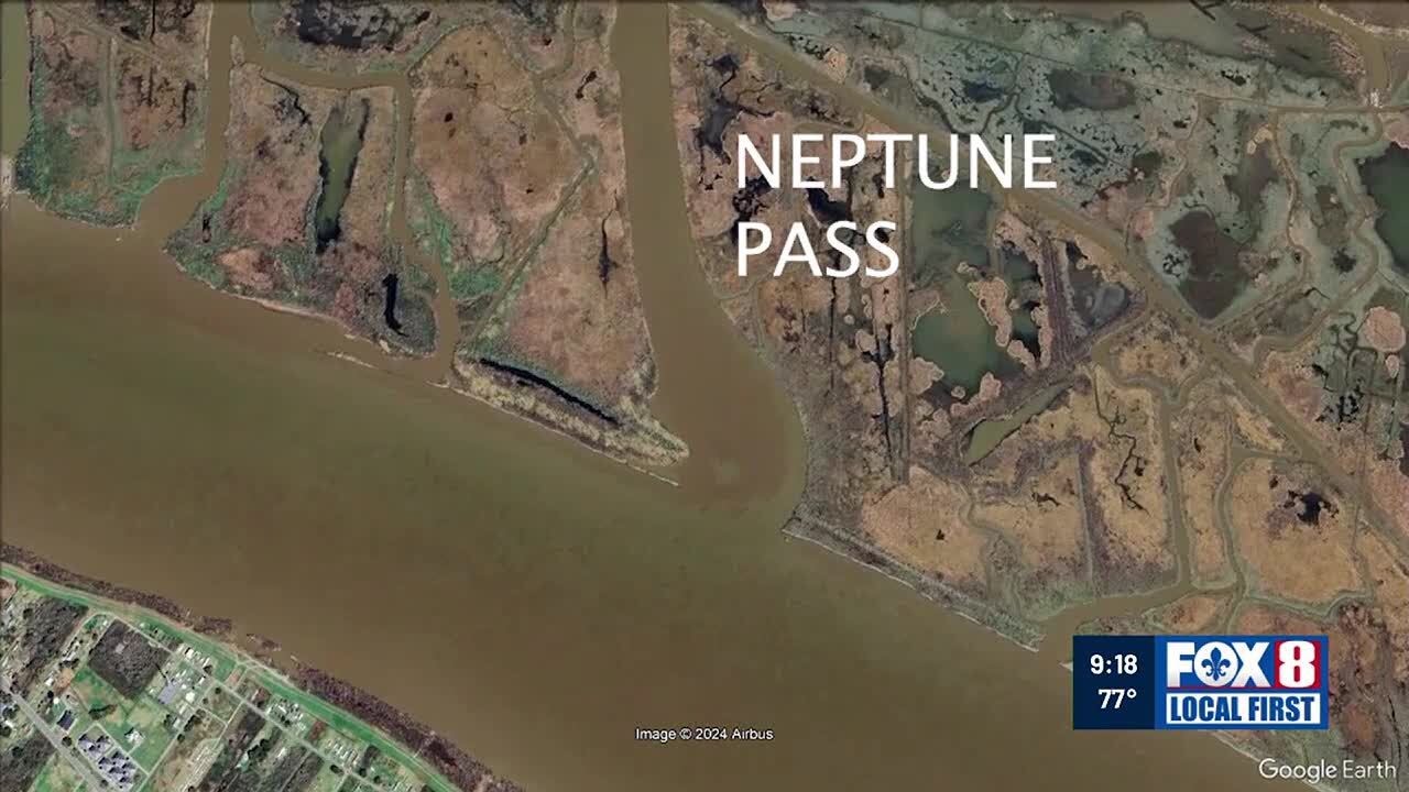 The Mississippi River seems to be giving Louisiana a free coastal project