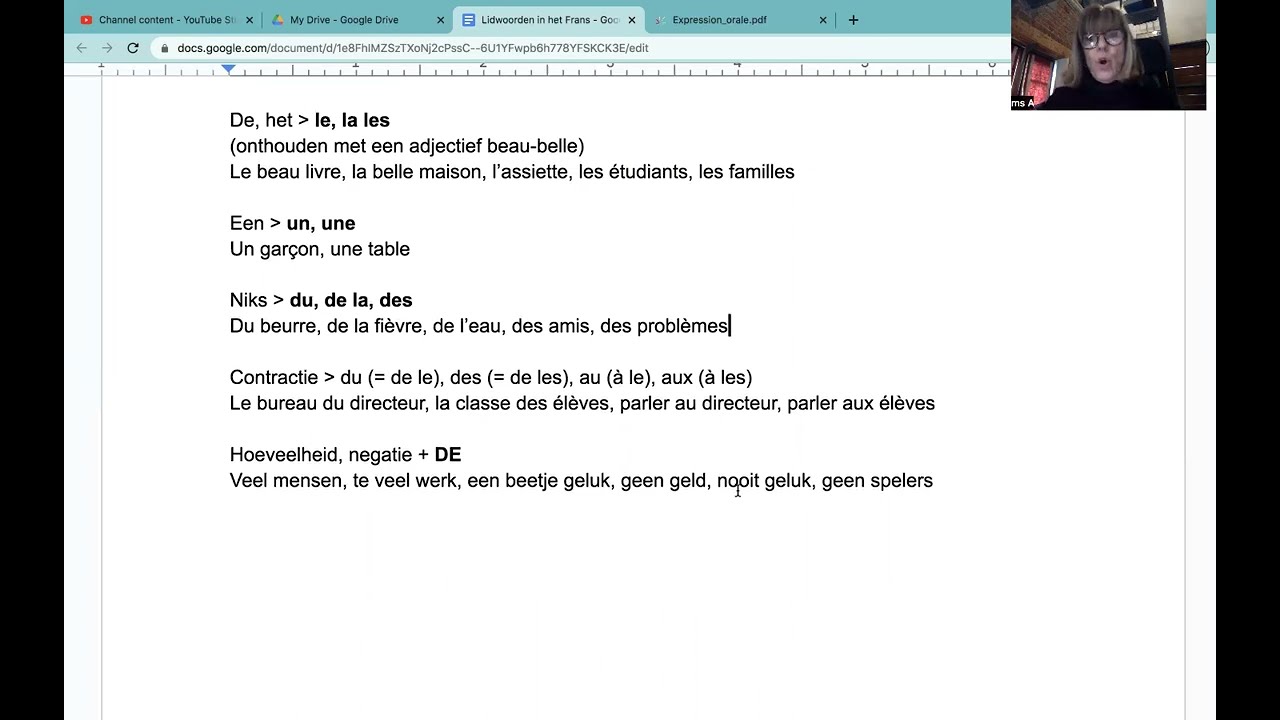 665 Lidwoorden (bepaalde en onbepaalde) in het FRANS 🤓