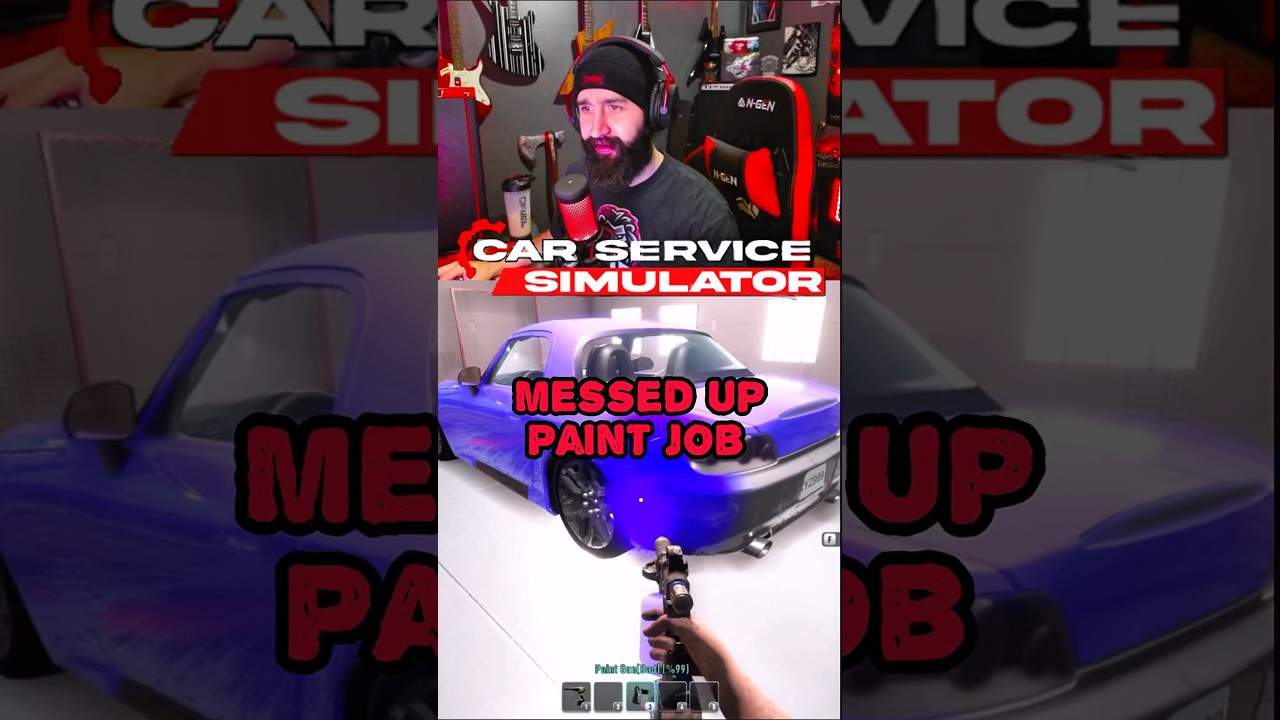 Car Service Simulator Repair Painting Gameplay #cardealersimulator #simulatorgames #gameplay #cars