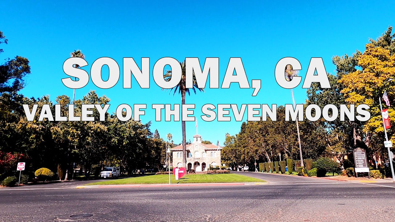 Sonoma, California - Sunny Day Driving Tour 4K