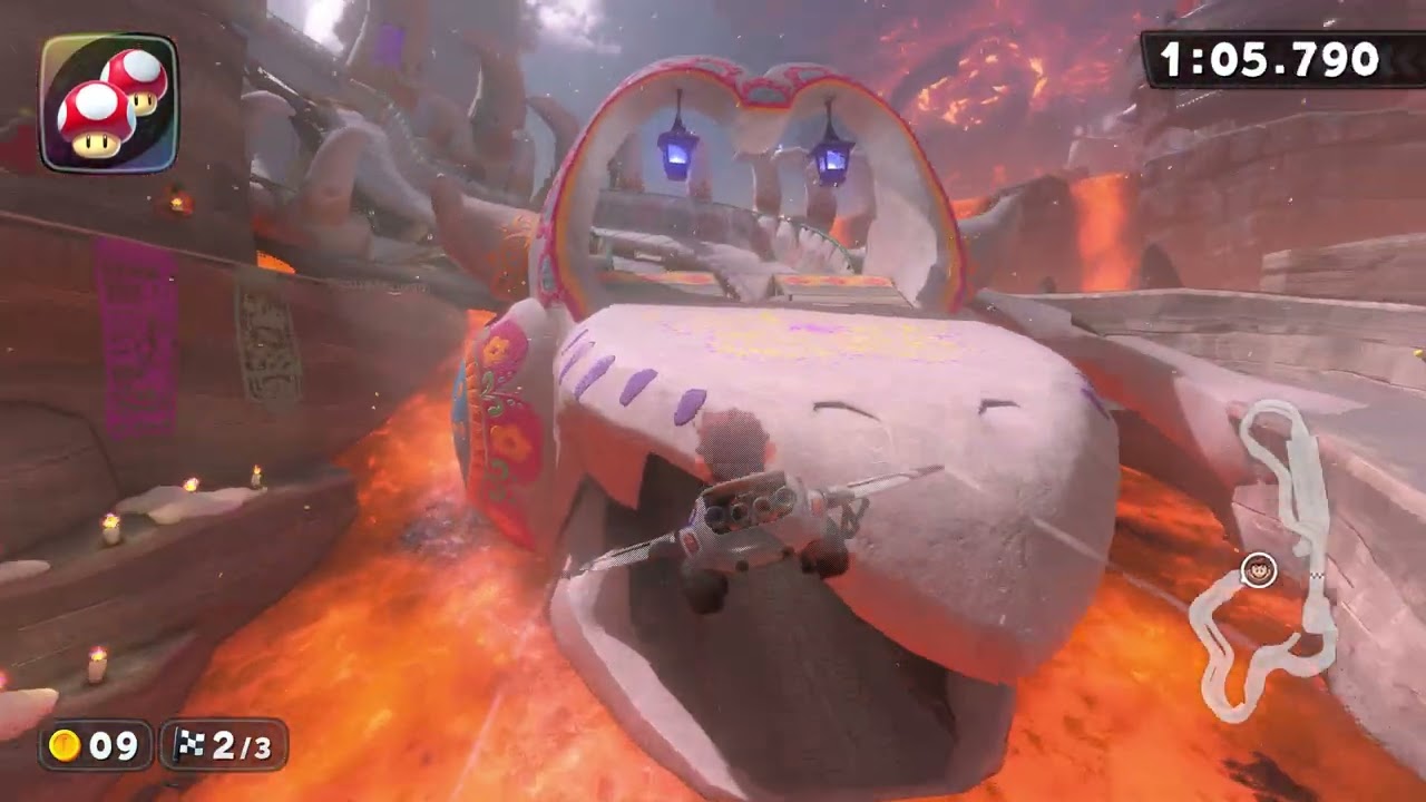 Dry Bones Burnout - 2:06.192 - SpeZy 🇬🇧 (Mario Kart World world record)