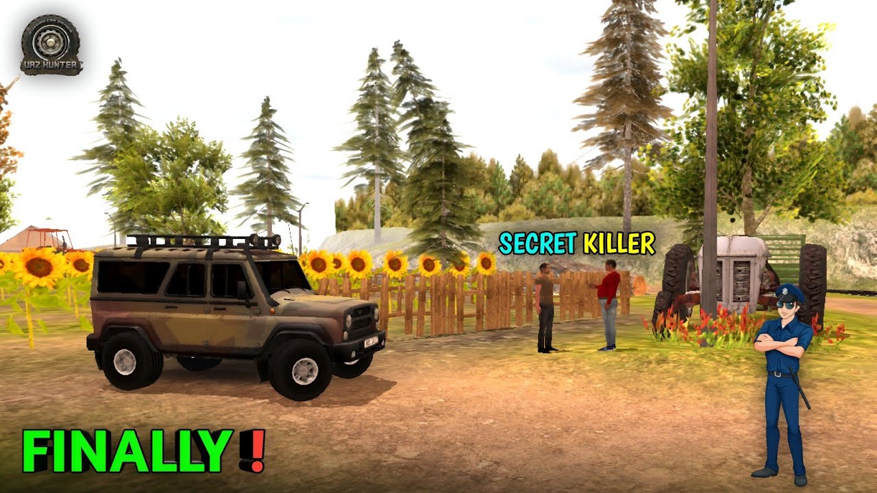 Secret Killer Pkda Gya 😢| Russian car driver uaz hunter gameplay video| #29