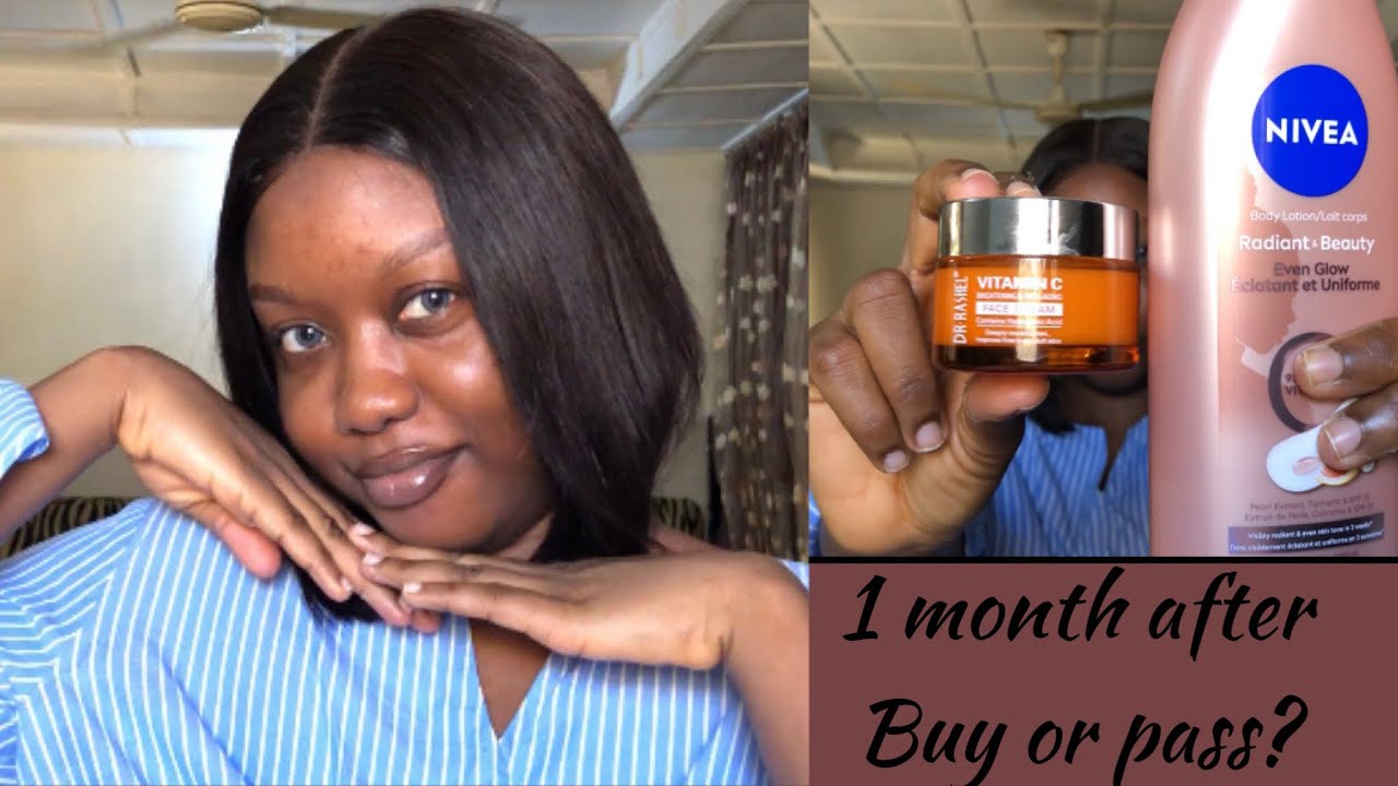 SKIN CARE : Review on Nivea radiant beauty even glow lotion, Dr Rashel vitamin c face cream #youtube