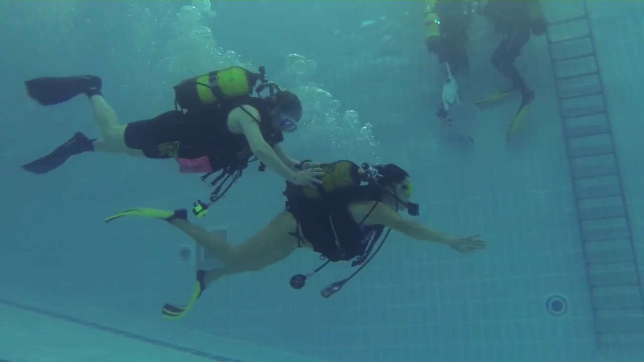30-04-2016 Centro Buceo Zaragoza: Bautizos piscina Bomberos