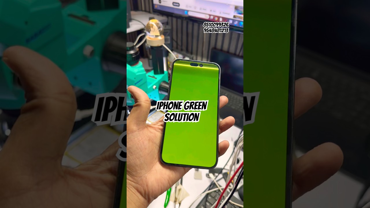 Iphone green screen | Mobile Guru #iPhone #greenscreen #fix