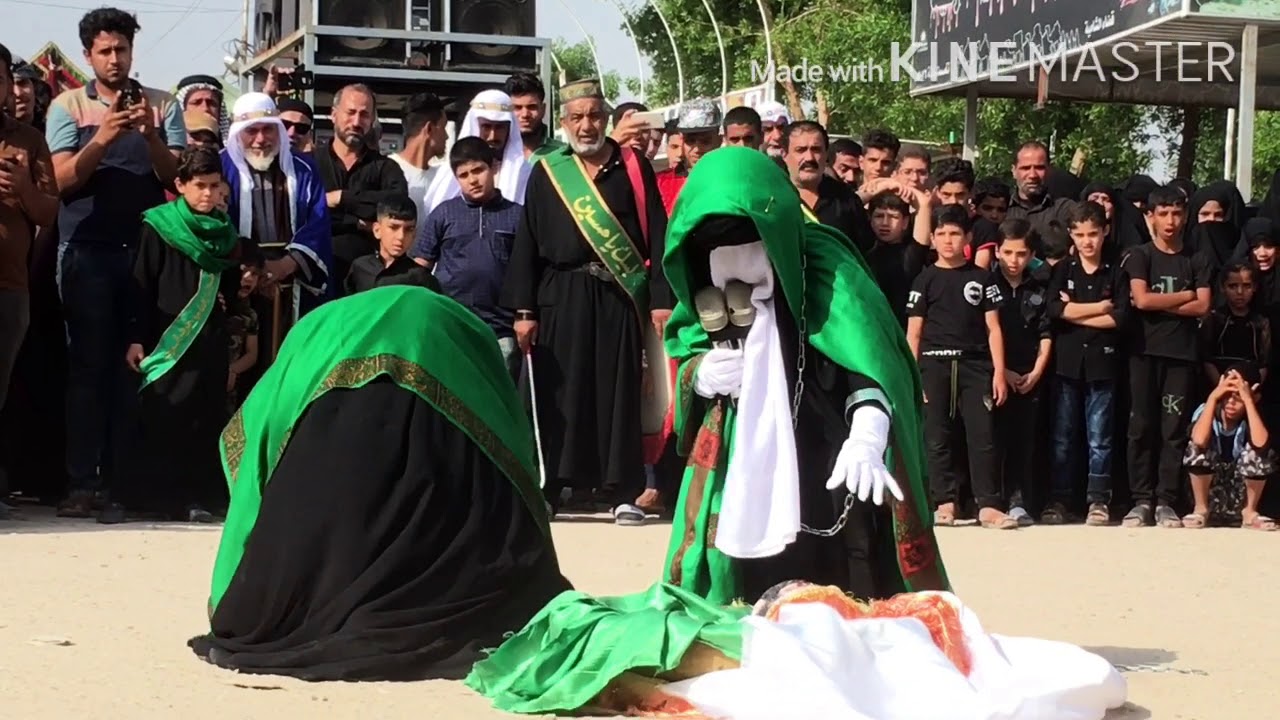 تشابيه دخول السبايا الى مجلس يزيد جمهور طرف السوق الشامية