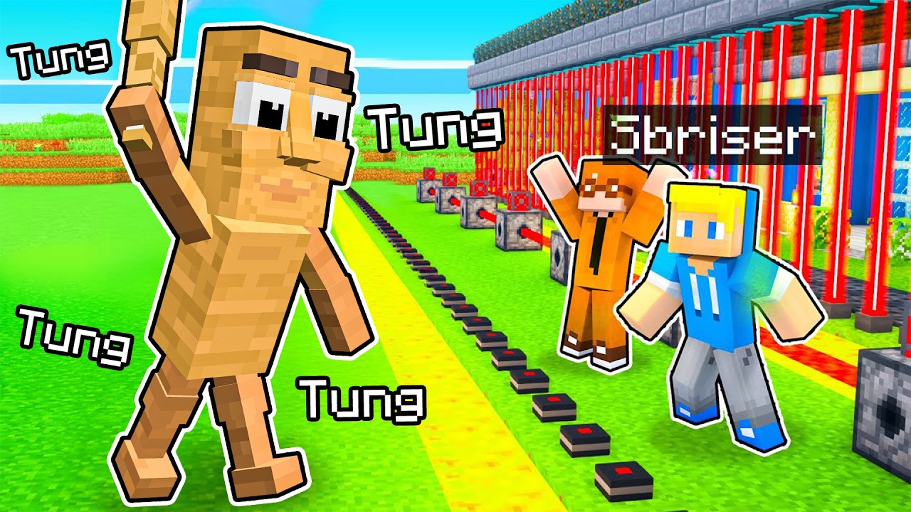 TUNG TUNG TUNG SAHUR CONTRO CASA PIU' SICURA Su Minecraft!