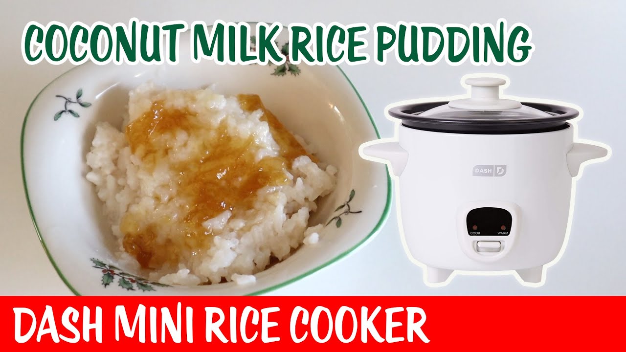 Coconut Milk Rice Pudding - Dash Mini Rice Cooker - Day 11 Bonne Maman Advent Calendar 2024