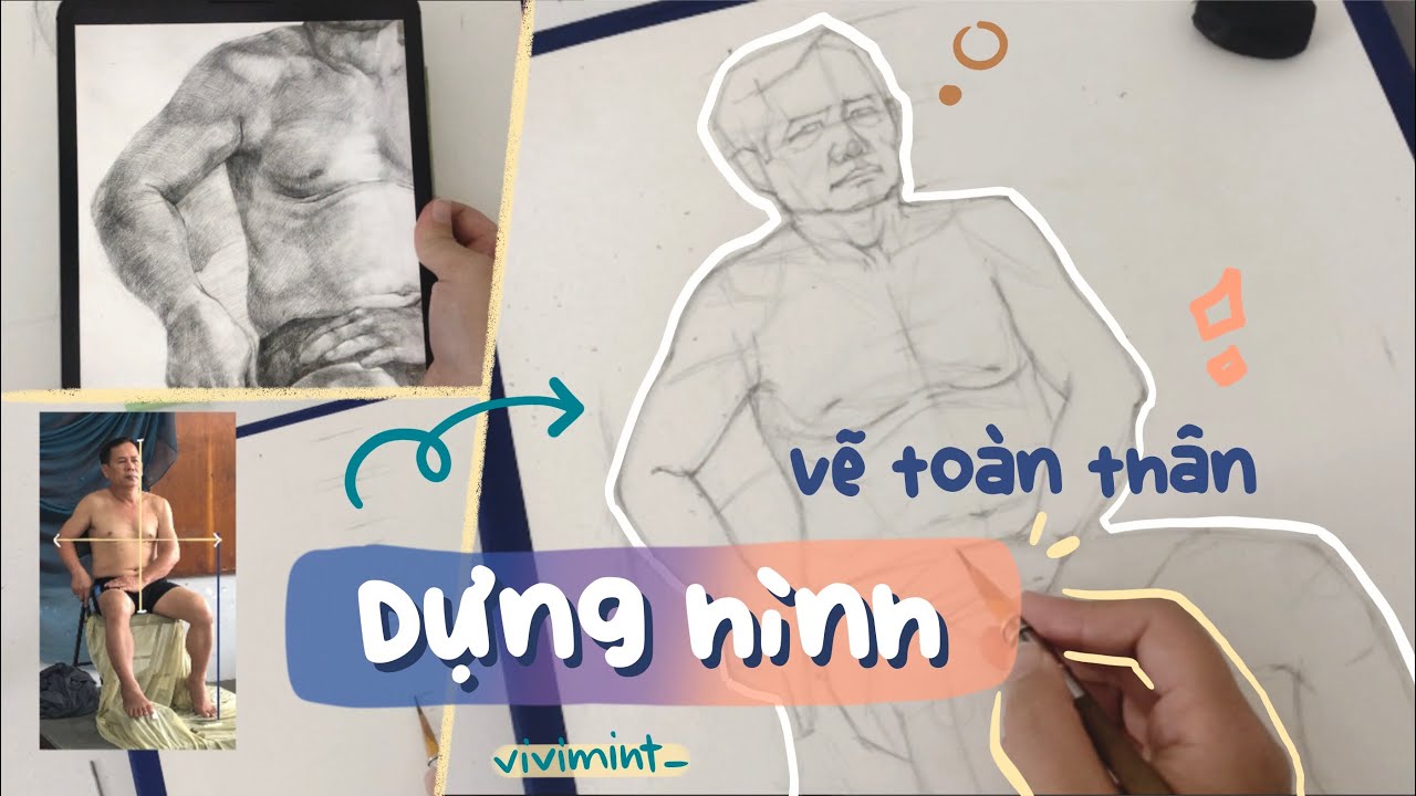 ✨TSMT #15 ✨ Dựng hình khi vẽ toàn thân || vivi mint