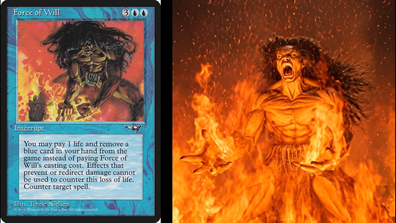 Magic the Gathering Cinematic -The Alliances- Blue Cards #ALL #mtg #Alliances