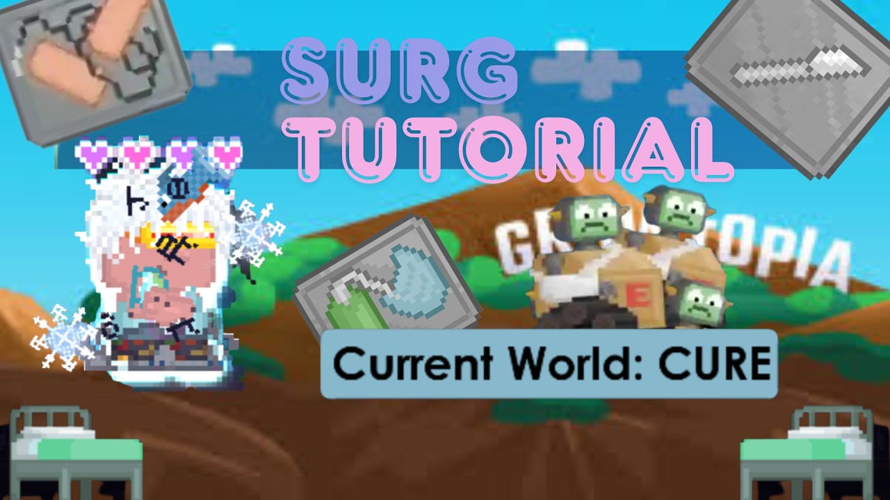 Cara melakukan surgery dan mendapatkan dr title Growtopia CreativePS