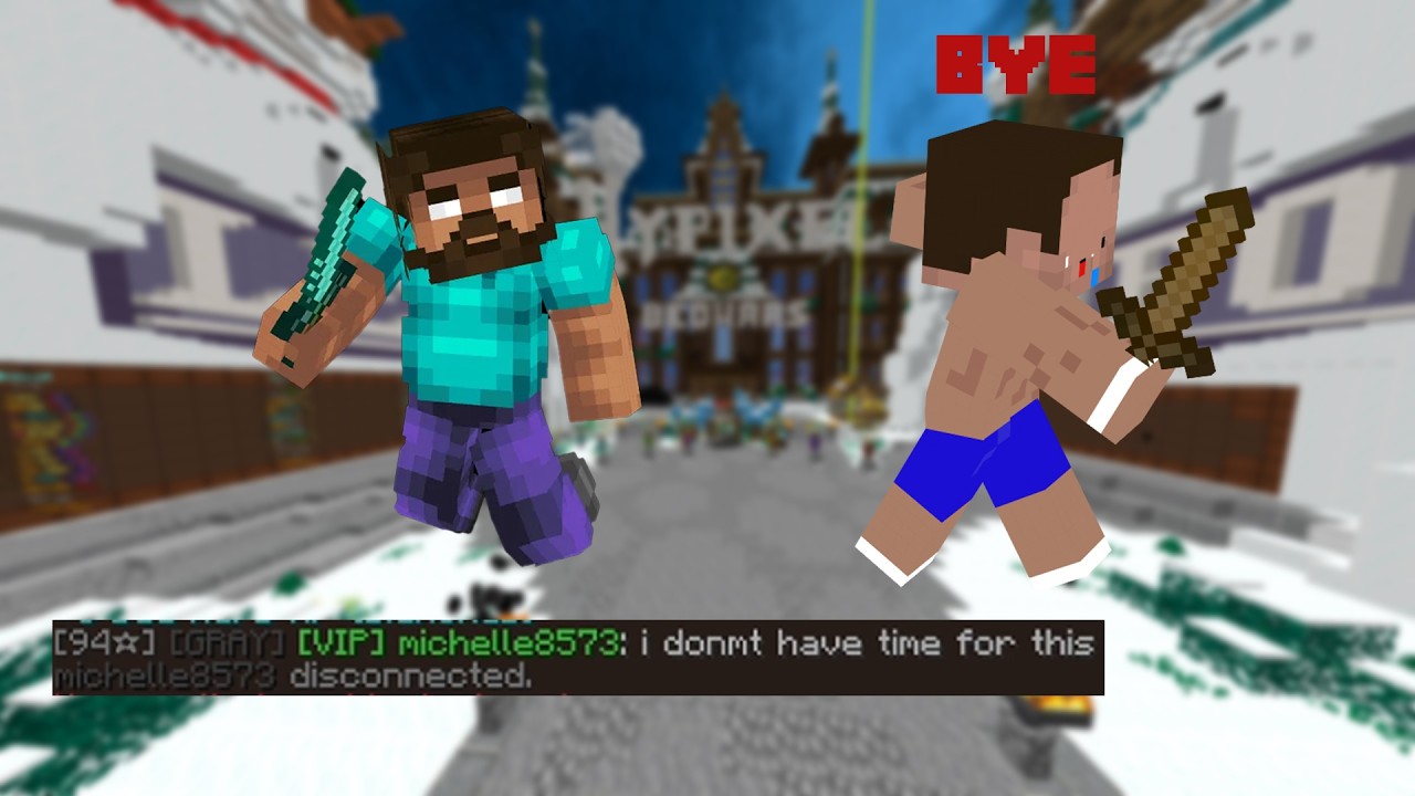 Bedwars Until My Opponent Leaves The Game