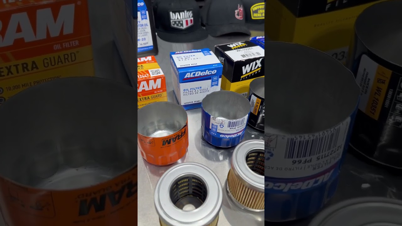 Масляный фильтр разрезы pf66 acdelco fram wix K&N и PPE