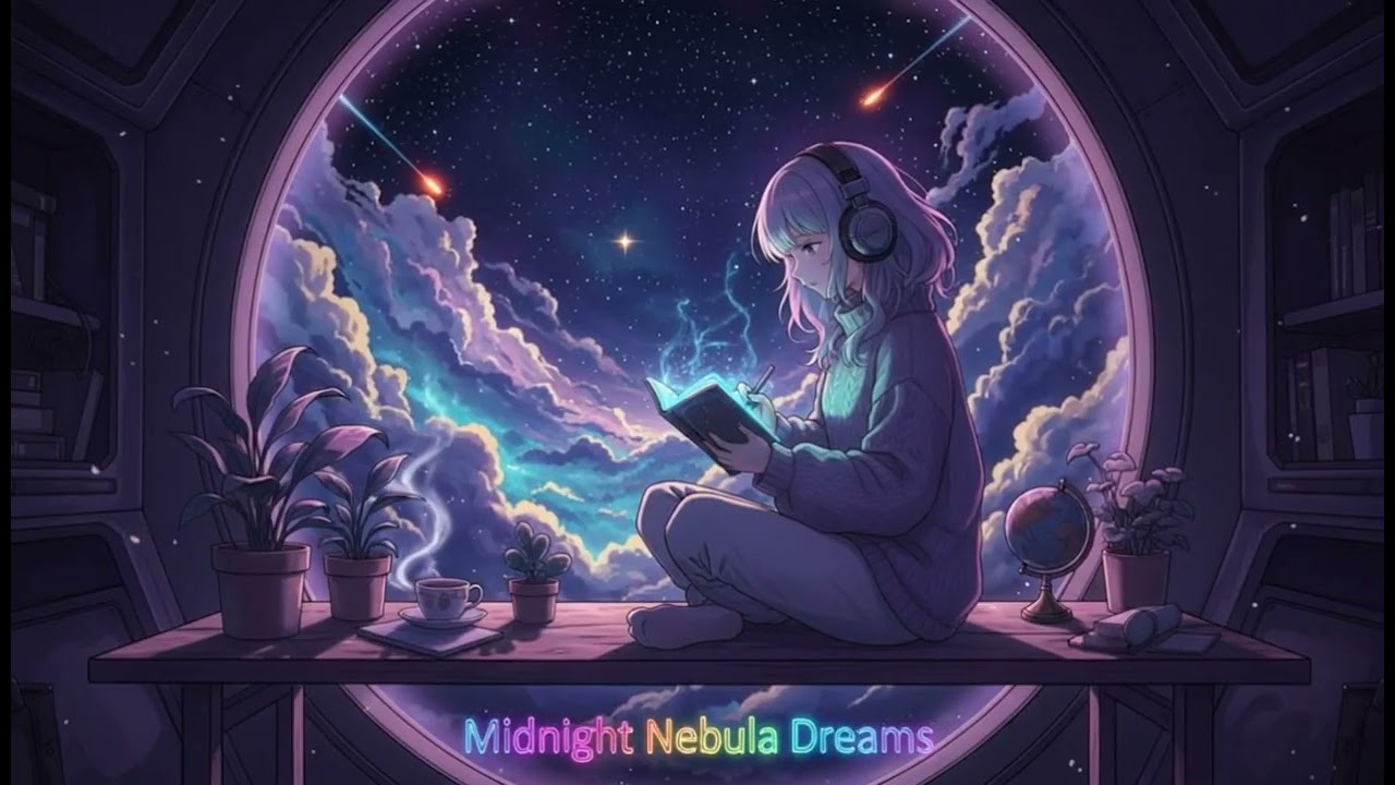 Midnight Nebula Dreams 🌌 Dark Space Lofi Hip Hop Beat