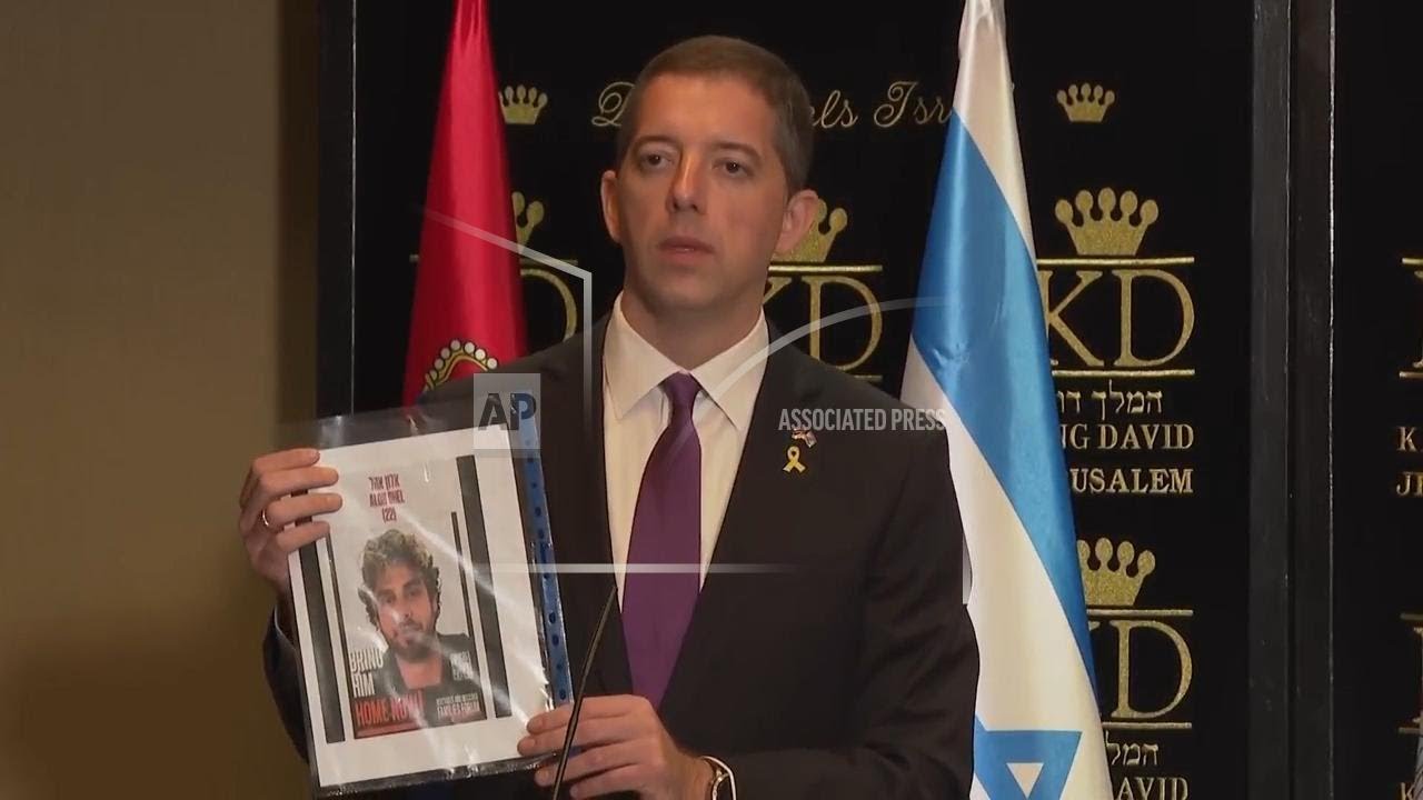 Serbian FM calls for the release of Israeli-Serbian hostage held in Gaza as he visits Jerusalem