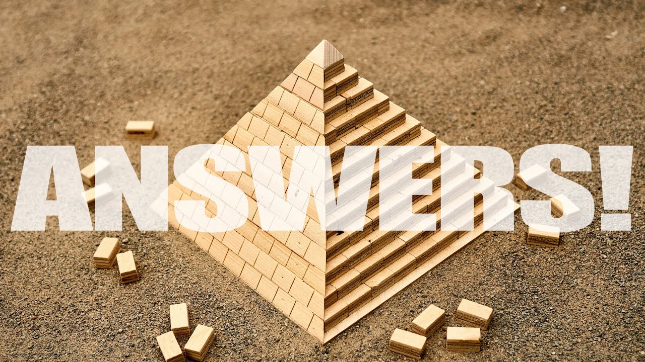 Building The Great Pyramids! - Details! Answering Your Comments