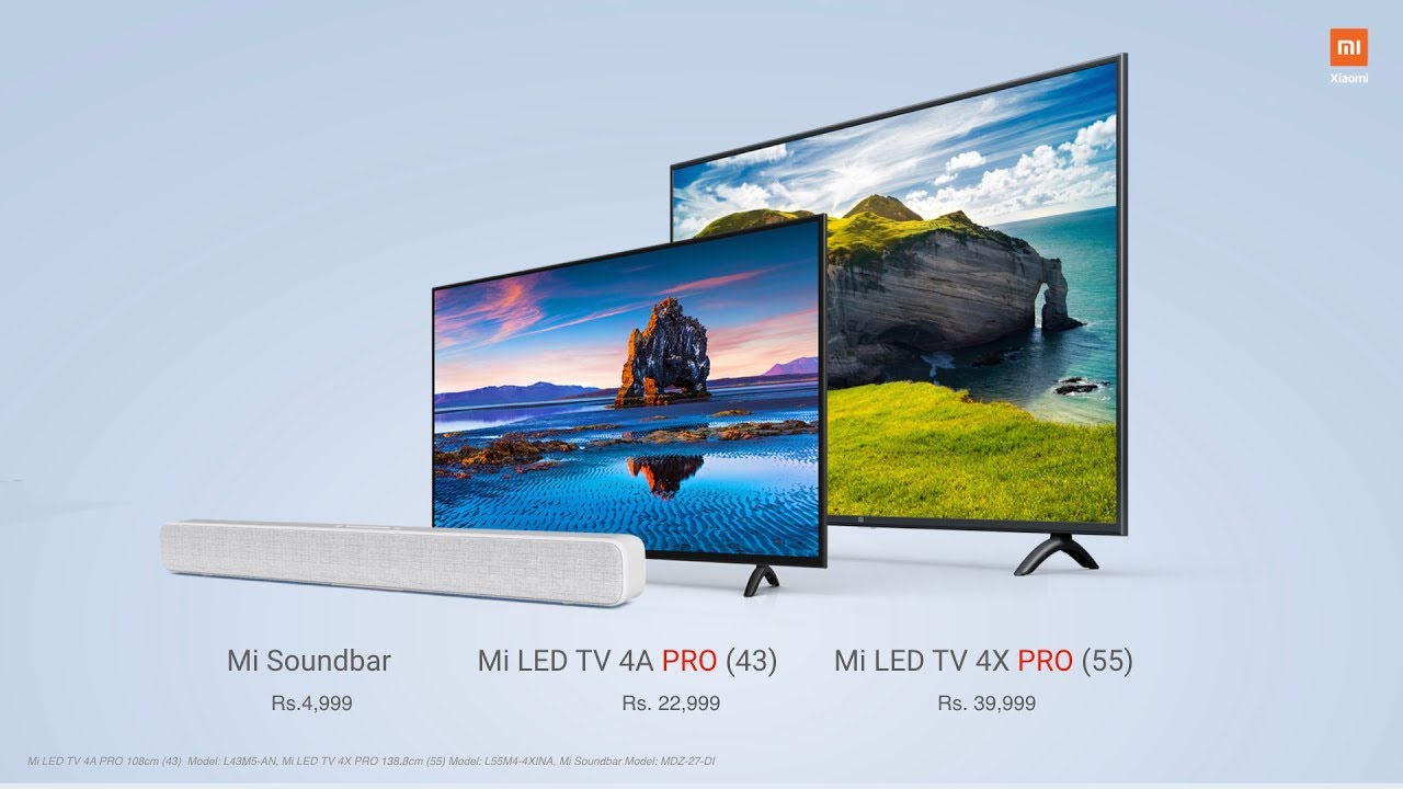 All-new Mi LED TV Pro & Mi Soundbar - Xiaomi
