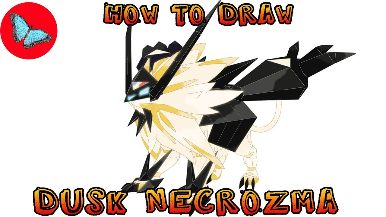How To Draw Pokemon - Dusk Necrozma | Drawing Animals