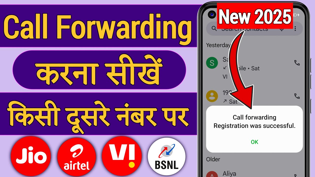 Call Forwarding Kaise Karen, Call Forward Kaise Kare Dusre Number Par, Call Forward Kaise Kare 2025