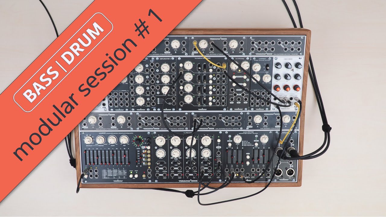 VERMONA BASS|DRUM modular session #1: Initial rhythm