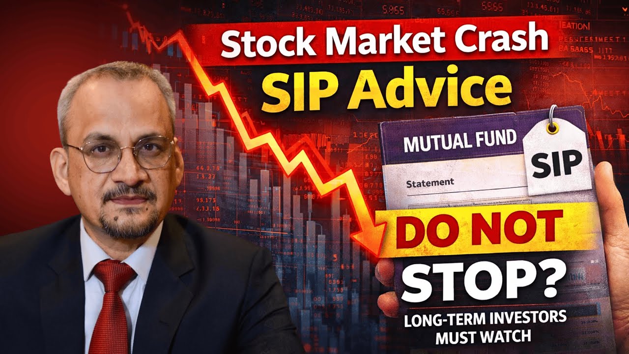 Stock Market Crash SIP Advice | Long-Term Investors Must Watch | Krishan Sharma | Arthapragya