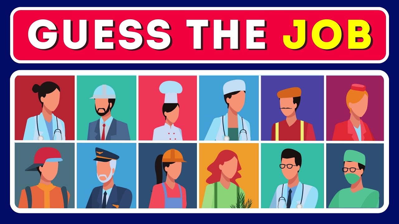 Guess the Job! Quiz 1: Jobs and Occupations | English Vocabulary Games 🎲