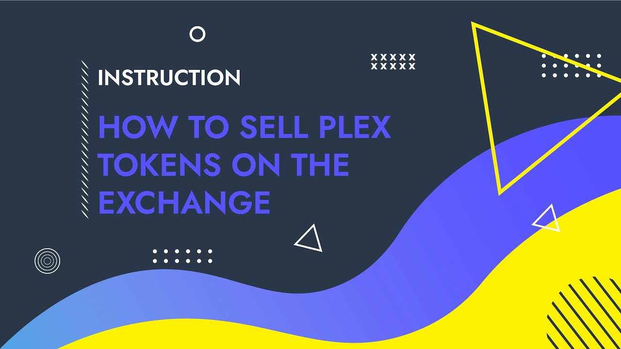How to sell Plex tokens