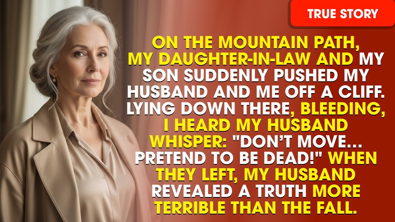 Our Own Son Pushed Us Off The Cliff To Silence Us. My Husband Whispered “Pretend We’re Dead!“