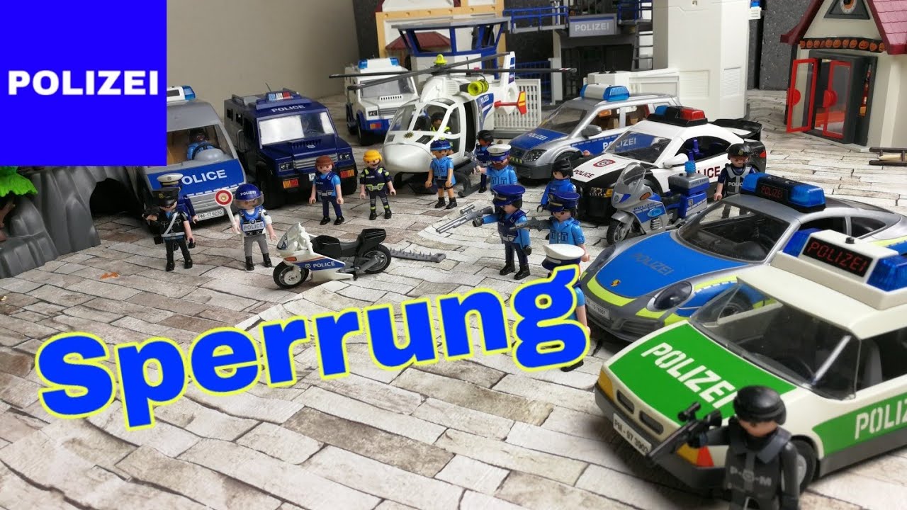 Скорая помощь полиции Playmobil - золотой ограбление на конной ферме - полицейский замок 4K