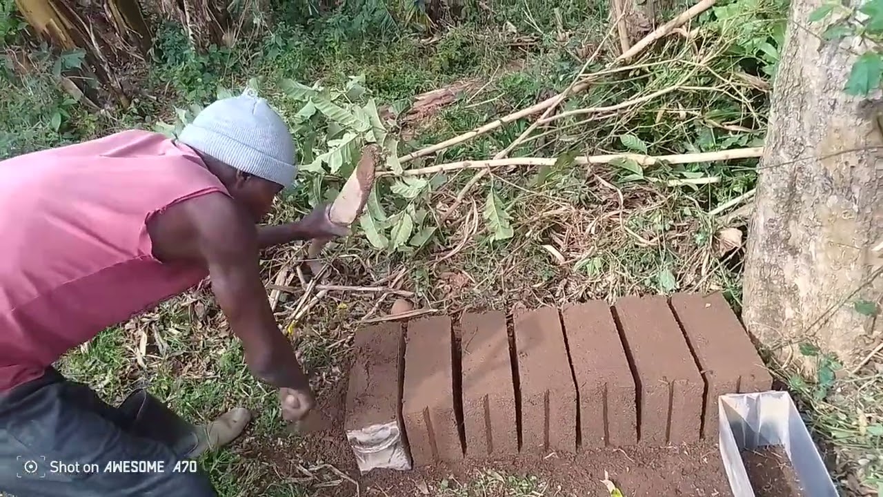 How I make solid blocks locally at my village 