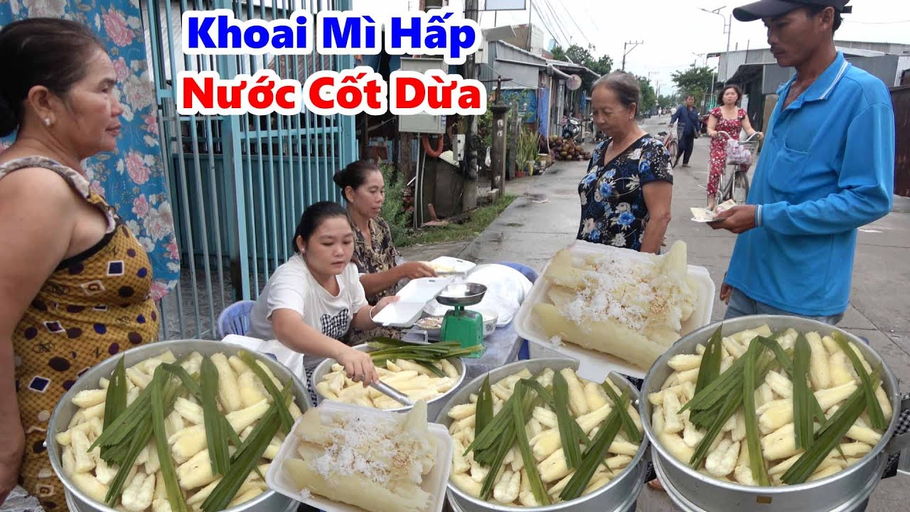 Bán Trúng Ngay Món Tửu | Khoai Mì Hấp Nước Cốt Dừa | Khách Lại Ùn Ùn Buổi Sáng #NSĐQ