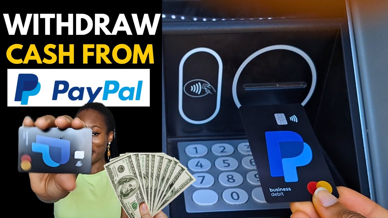 Как снять наличные с PayPal в банкомате | Получите дебетовую карту PayPal