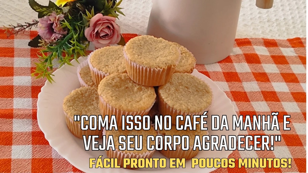 Muffin de Coco com Aveia: O Lanchinho Saudável Que Salvou Minha Dieta!