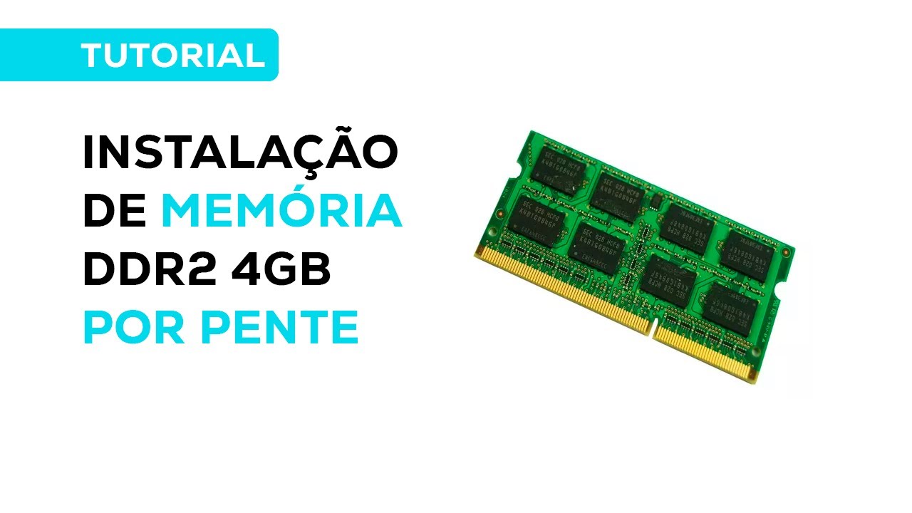 Memórias DDR2 4GB por pente