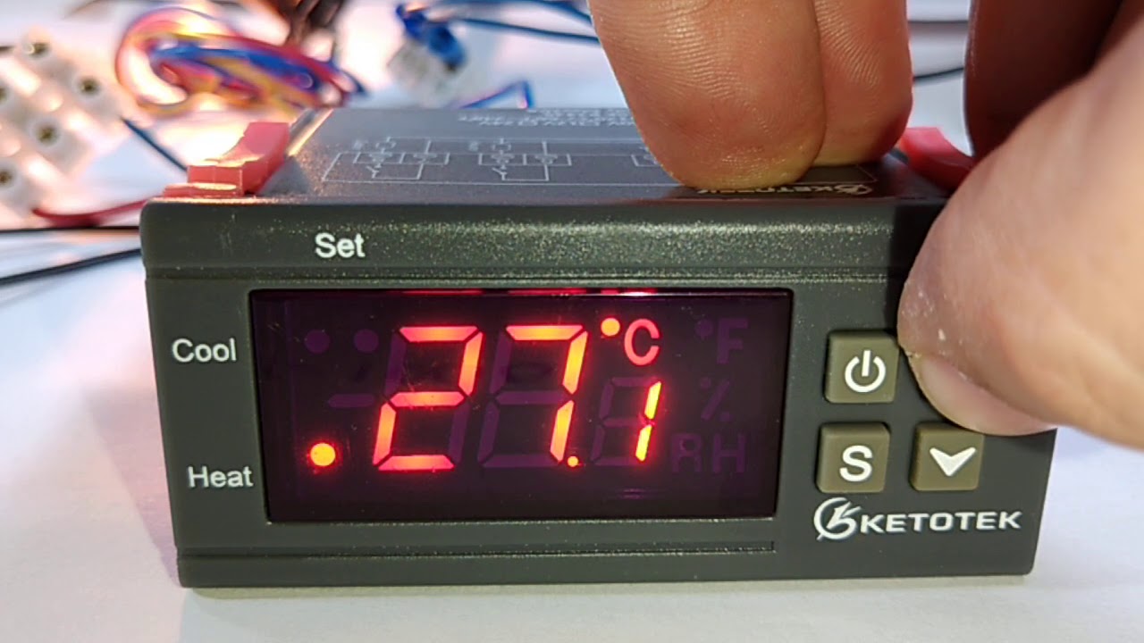 Como usar e configurar o termostato Ketotek KT1000