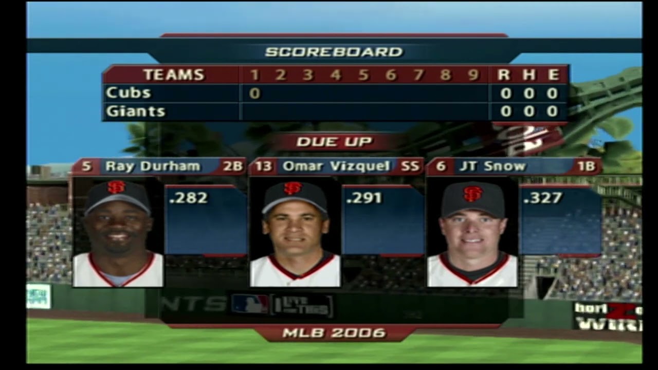 MLB 2006 Giants vs Cubs