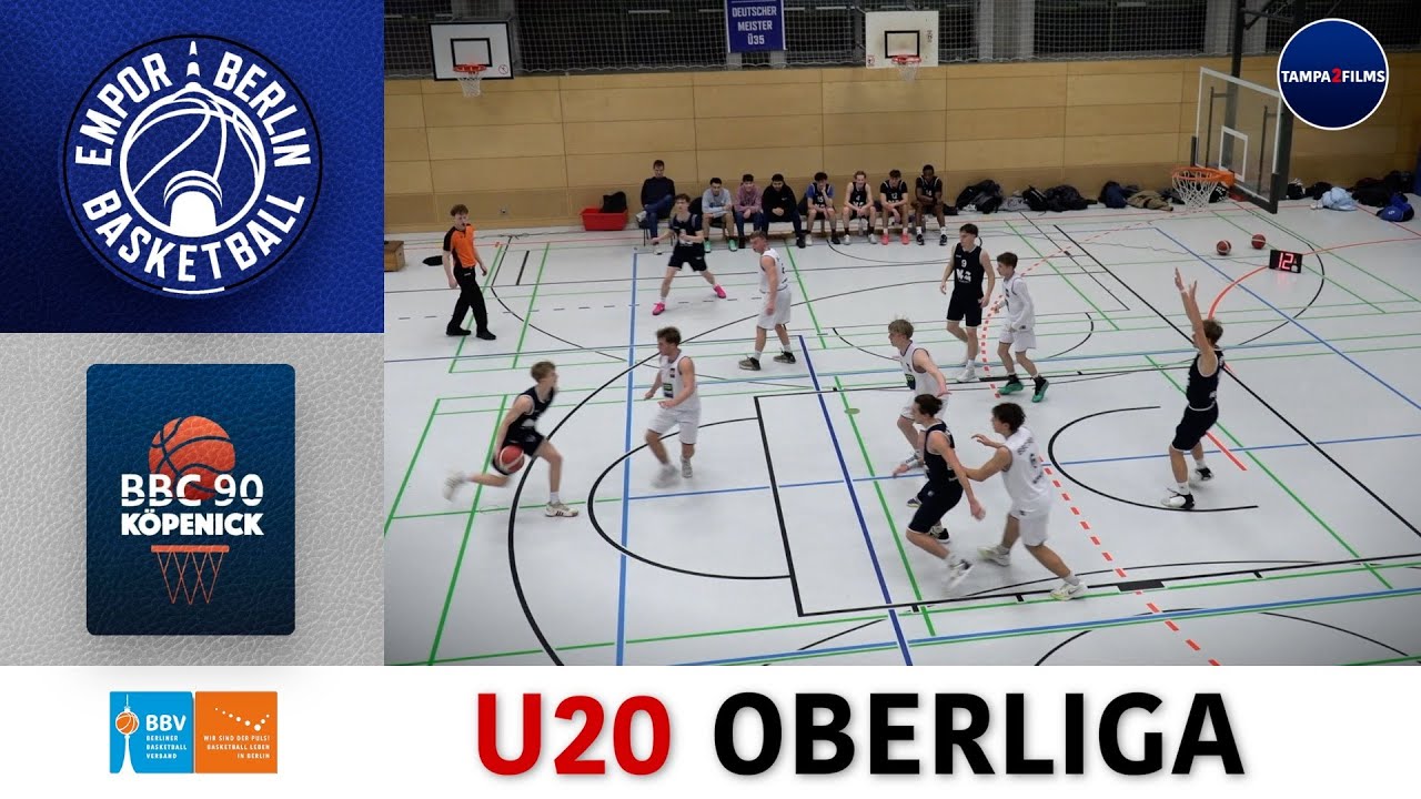 SV Empor Berlin vs. BBC 90 Köpenick | U20 Oberliga | 29/01/26