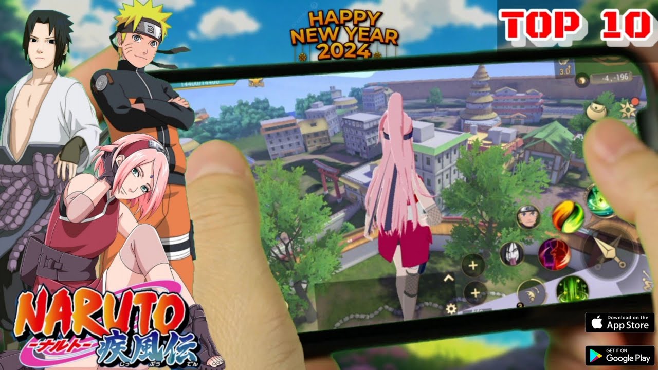 TOP 10 NARUTO GAMES 🔥AVAILABLE ON PLAY STORE 🤠 | ✨NEW YEAR SPECIAL✨ | NARUTO