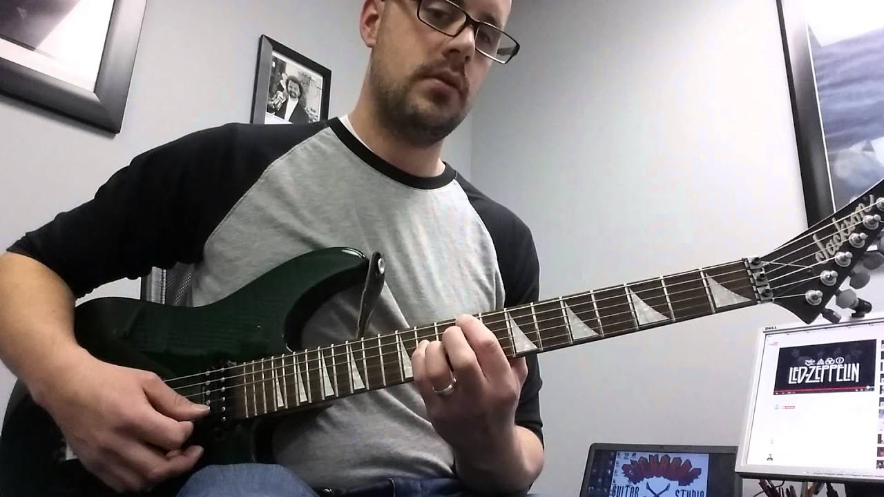 How to Play Four Sticks by Led Zeppelin Guitar Lesson Tutorial