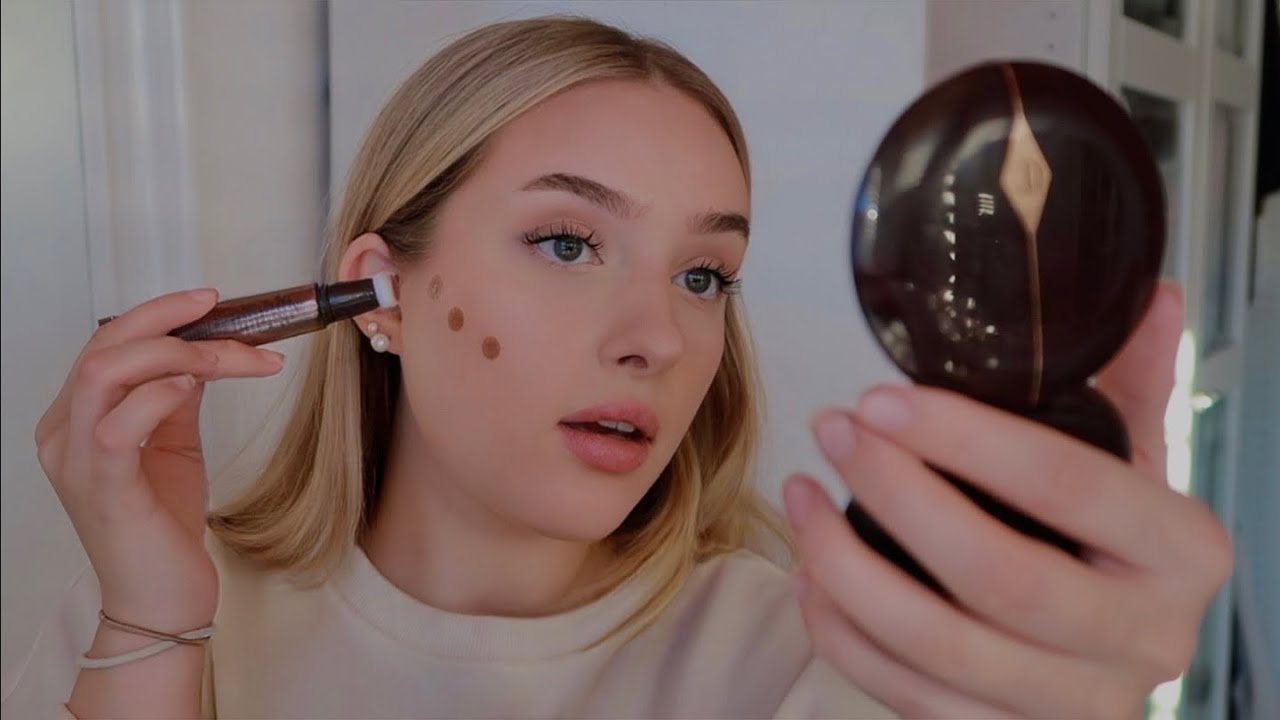 Asmr Ich Schminke mich mit meinen neuen Charlotte tilbury Produkten ⭐️