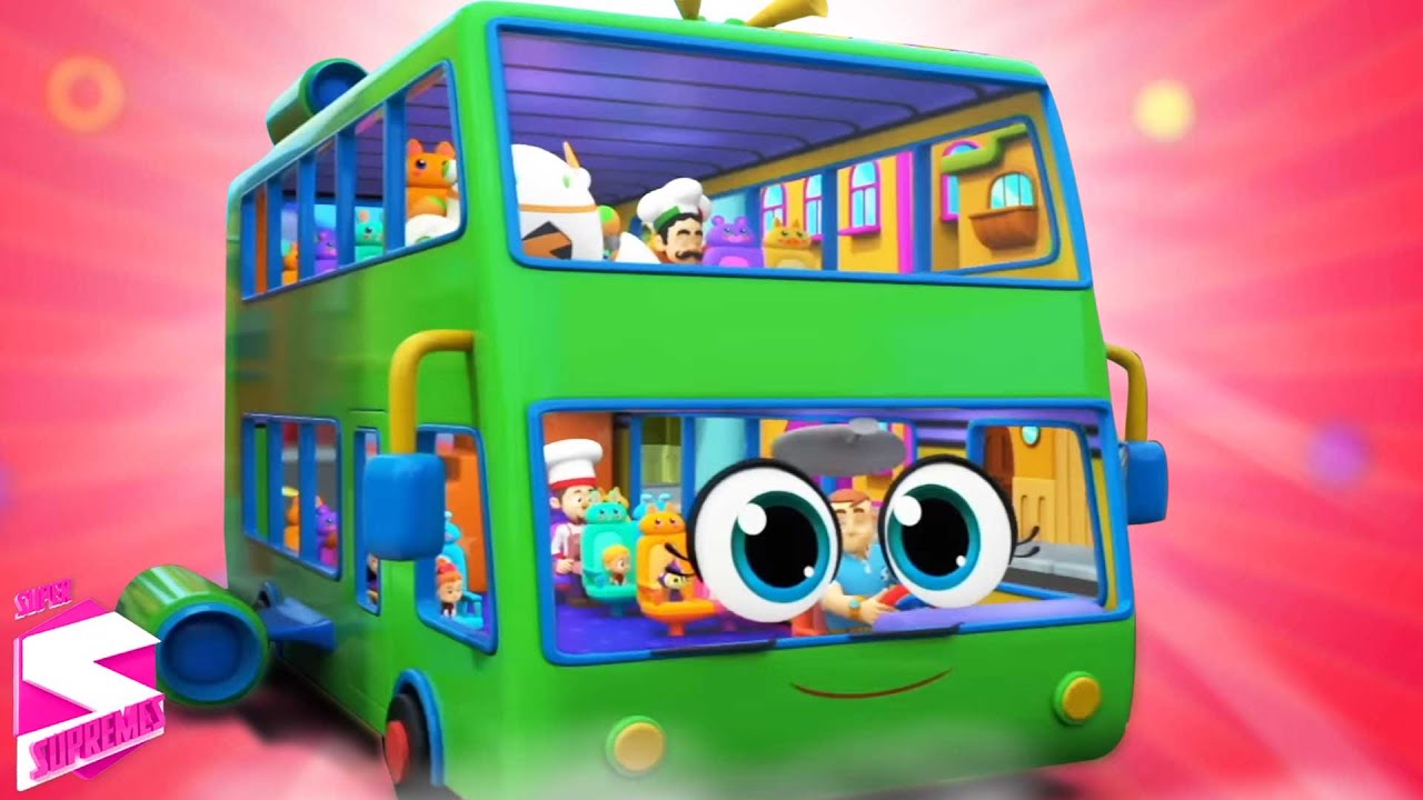 Super supremes  Roda di Bus ber Putar-Putar Lagu Populer untuk anak