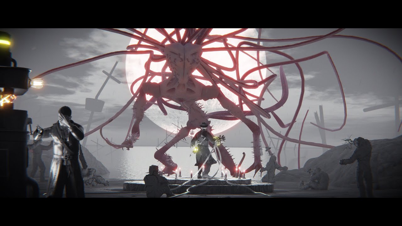 The Man and the Maw | Boss Fight Art Challenge Entry