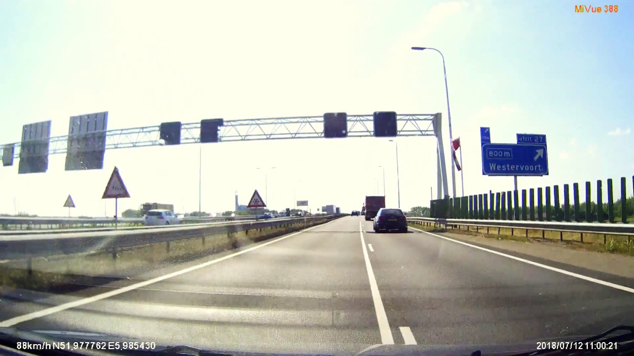 Rijbanenschuiven #Velperbroek #A325 #A12 #dashcam