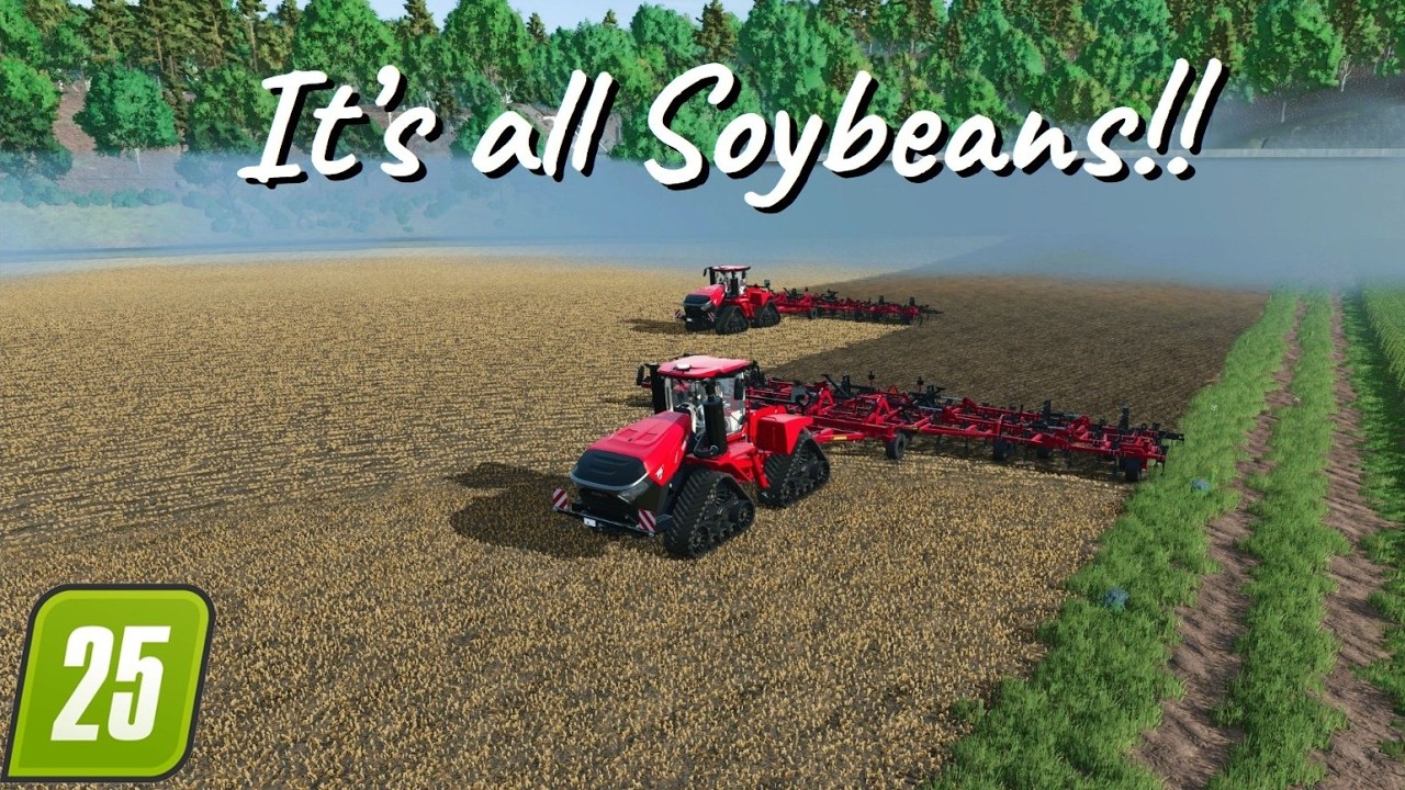 What if you Farmed an Entire Map of Soybeans? | Farming Simulator Science