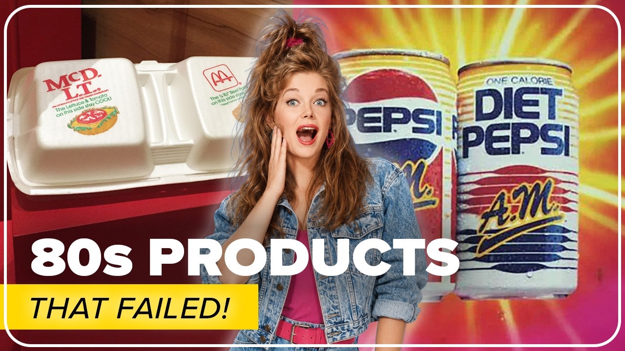 15 Forgotten 1980s Products That Failed!